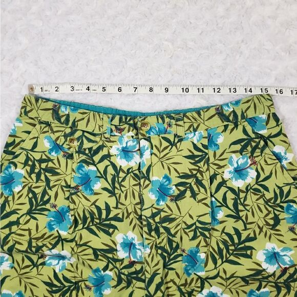 Vintage 90s Tropical print floral shorts - Picture 8 of 8